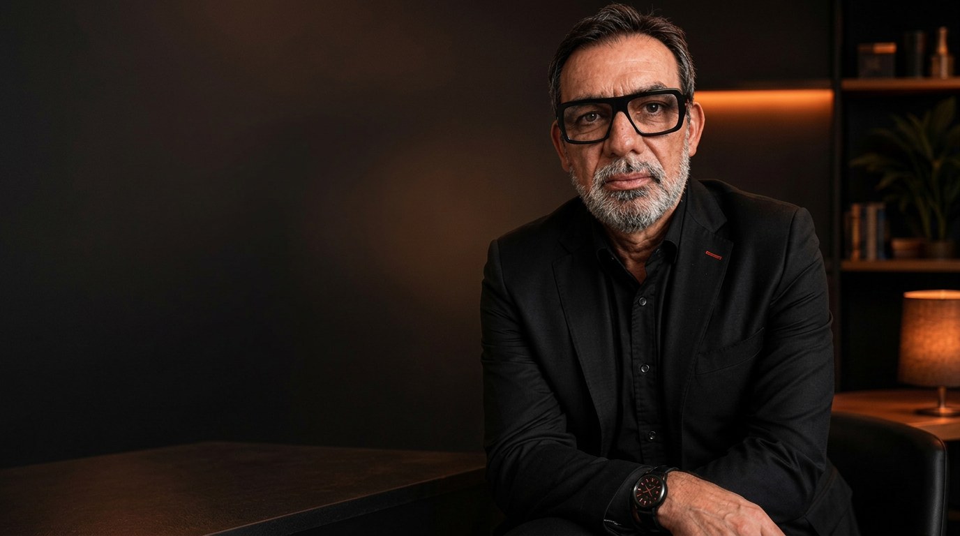 Emilio Bonura nel suo studio
